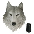 thumbnail image 6 of Ebros Large Gray Timber Wolf Head Wall Decor Plaque 16.5"Tall Taxidermy Art Decor, 6 of 8