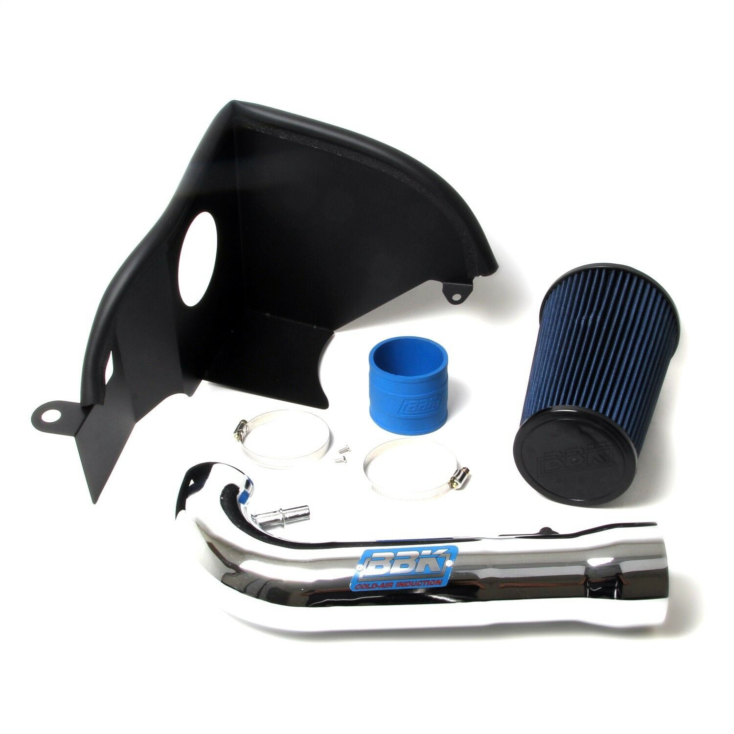 BBK PERFORMANCE 1737 05-10 FORD MUSTANG 4.0L V-6 COLD-AIR INDUCTION INTAKE SYSTEM (CHROME)