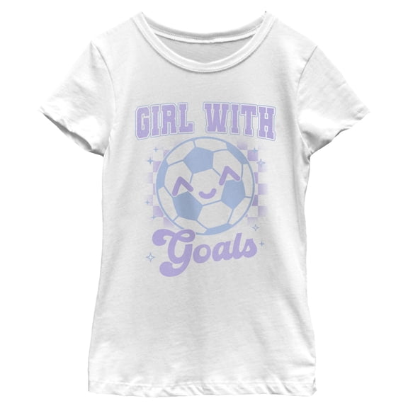 Girls Lost Gods Cute Girl with Goals T Shirt