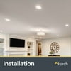 Ceiling Light Installation by Porch Home Services