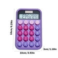 thumbnail image 3 of CASAFUN 2 in 1 Candy Colored 8 Digit Desktop Calculator with Large LCD Display back to School Supplies for Kids Students, Dual Solar Power and Battery for Office,Home,School, 3 of 6