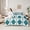 Teal, variant on Castle Fairy Bohemian Aztec 7pcs Bedding Comforter Set for Teens,Western Tribal Queen Bedding Sets Super Cozy,Exotic Style Queen Sheet Sets,Ultra Soft Home Decor