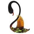 thumbnail image 2 of GlassOfVenice Murano Glass Festooned Swan, 2 of 5
