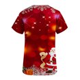 thumbnail image 5 of Dvkptbk Blouse de Noël pour Femmes, Vêtements d'Infirmière, Uniforme de Travail avec Poches, Mode Décontractée, Col Rond, Manches Courtes à Cordon, 5 of 5