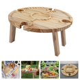 thumbnail image 3 of LEEYNEERLow Table de Camping Extérieure Pliante en Bois pour Voyage, 3 of 6