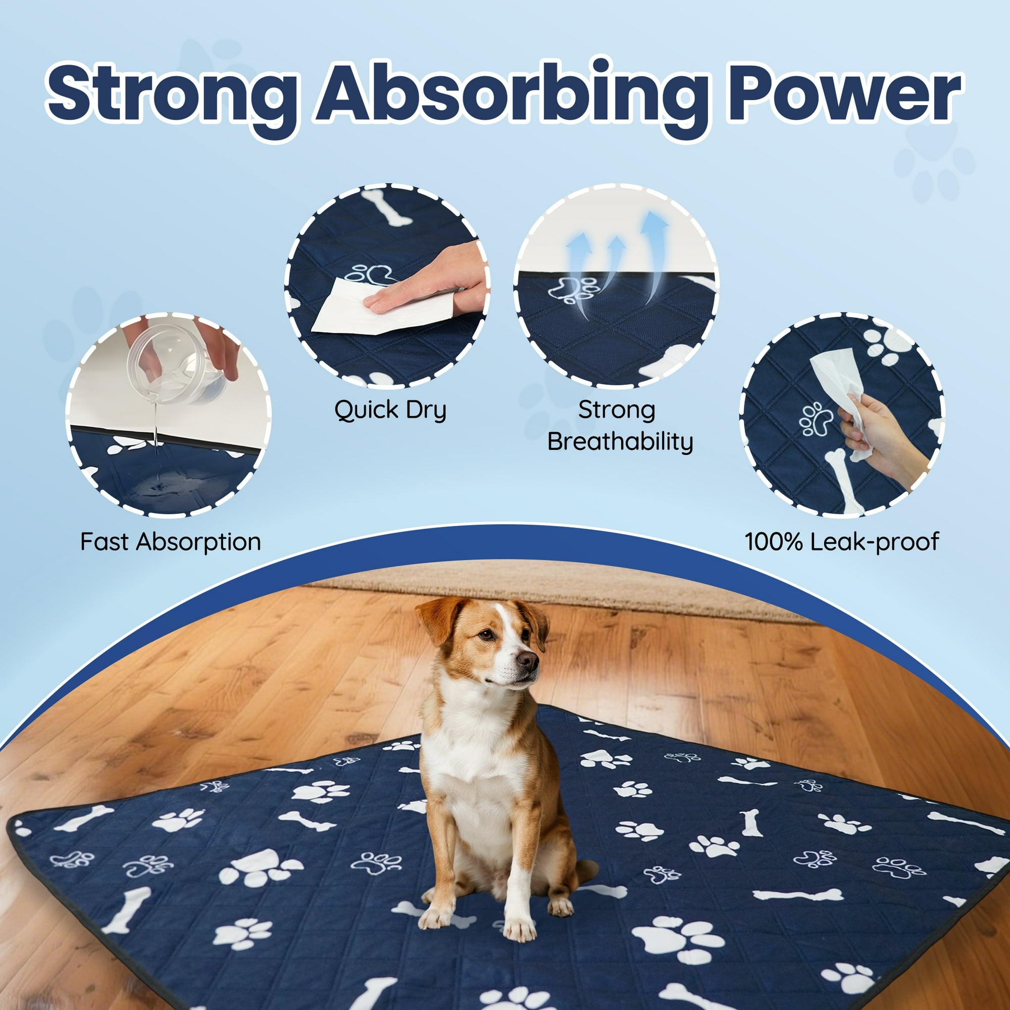Lapnalleb Washable Waterproof Pee Pads photo 6