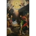 thumbnail image 3 of Cigoli (Ludovico Cardi) 17x24 Black Modern Framed Museum Art Print Titled - The Adoration of the Shepherds with Saint Catherine of Alexandria (1599), 3 of 5