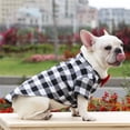 thumbnail image 4 of CICRKHB Dog Clothes Dog Plaid Shirt Suit Wedding Dress Pet Clothes Spring, Summer and Autumn Pet Supplies White, 4 of 6
