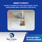 Pro Grade, Angle Premium Paint Brushes, 6 Piece Set, Interior/Exterior Painting