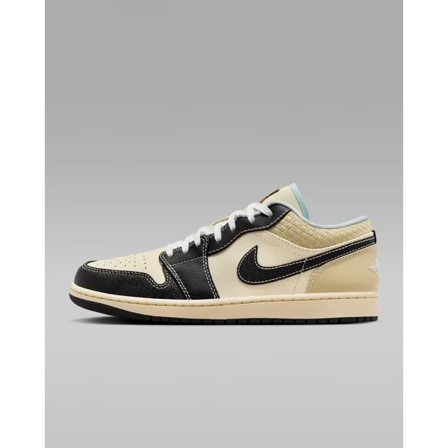 New N I-K-E A i r-Jor-dan 1 Low SE Shoes - Coconut Milk (HQ3437-101)