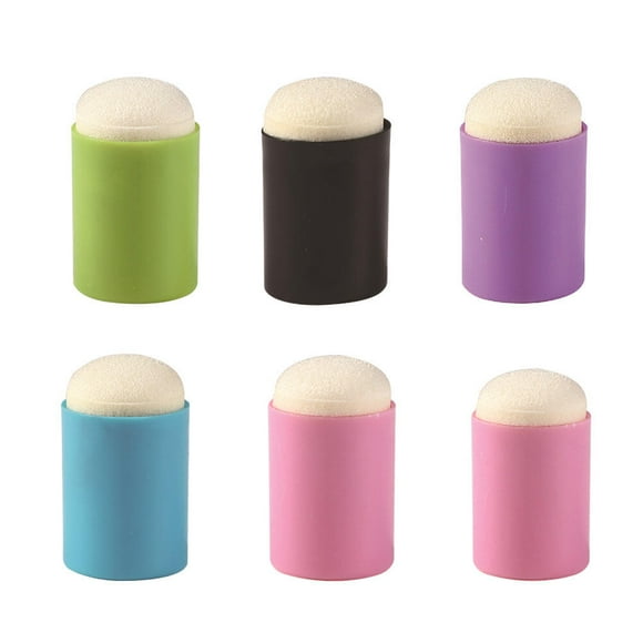 Weiweiguan 6Pcs Household Sponge Daubers Portable Painting Daubers Versatile Drawing Dauber (Random Color)