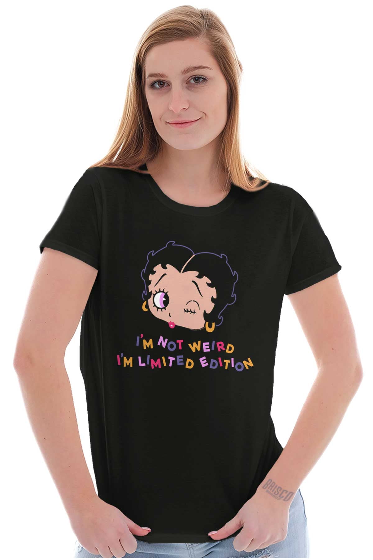 Betty Boop Caveman Heartbreaker Women's T Shirt Ladies Tee Brisco