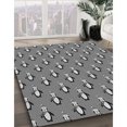 thumbnail image 3 of Ahgly Company Machine Washable Indoor Rectangle Transitional Grey Gray Area Rugs, 3' x 5', 3 of 7