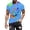 A-Sky Blue1163, variant on Paint-Splatter Handprint T-Shirt for Women Relaxed-Fit Crew-Neck Urban Streetwear Casual Tee