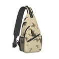 thumbnail image 2 of ZICANCN Crossbody Sling Bag for Men Women - Vintage Old Fashioned Casual Shoulder Backpacks for Travel Sport Climbing Runners Daypack, 2 of 9