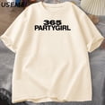 thumbnail image 5 of Charli XCX 365 Party Girl Brat camiseta mujeres hombres camiseta Y2K culto clásico Vintage camiseta pantalón corto Casual manga cuello redondo ropa de calle, 5 of 5