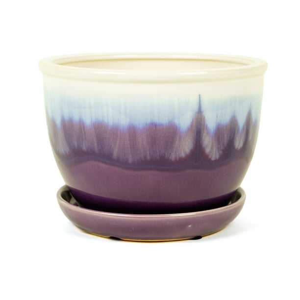 Pennington Ceramic  8 Pot  Purple Ombre  Walmart com 