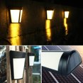 thumbnail image 2 of 6 LED Sensor de luz de energía solar Luz de pared Lámpara de cerca de jardín Blanco cálido Tmvgtek Iluminación del hogar multifuncional, 2 of 6