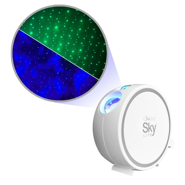 BlissLights Sky Lite Laser Star Projector w/ LED Nebula Cloud for