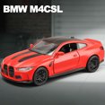 thumbnail image 1 of 1:36 BMW M4 CSL G82 BMW M3 E30 Metal Toy Alloy Car Diecasts & Toy Vehicles Car Model Model Car For Children M4 CSL Red, 1 of 6