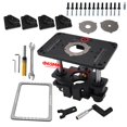 thumbnail image 2 of Router Lift for 65mm/69mm Wood Router for Router Table Set Up Lift with Router Plate Precision Woodworking, 2 of 8