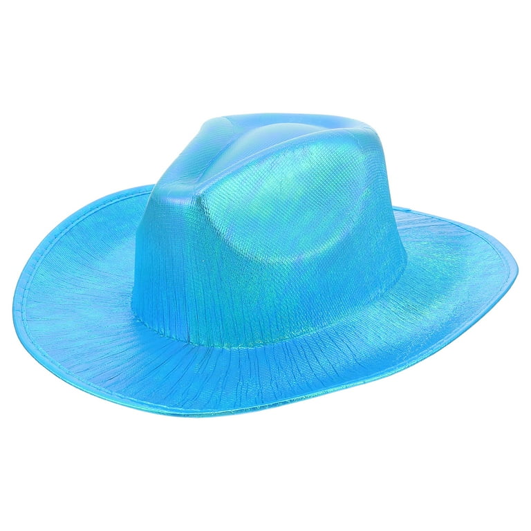 Cowboy Glitter Hat Adult Blue Cowboy Glitter Hat Adult Blue