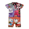thumbnail image 6 of The Cuphead Show Baby Boy Girl Short Sleeve Rompers Bodysuit One Piece Jumpsuit Summer Outfit, 6 of 8
