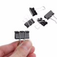 thumbnail image 4 of Clips de carpeta LANNMXG 48 piezas de 25 mm Clip de papel para documentos Material de oficina, 4 of 5