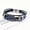 Blue, variant on Adjustable Guitar Wristband Bracelet with Stainless Steel Clasp – Black & Zinc Alloy, Vintage Punk Style, Perfect Gift for Music Lovers, Christmas, Thanksgiving, Valentine’s & Birthdays, Best for