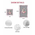 thumbnail image 7 of Easter Bunny Roses Kitchen Dish Towels for Drying Dishes Set of 3, Pink Floral Spring Black Buffalo Plaid Waffle Weave Microfiber Hand Tea Bathroom Towels Quick Dry & Absorbent Towel 15.7x23.6, 7 of 7