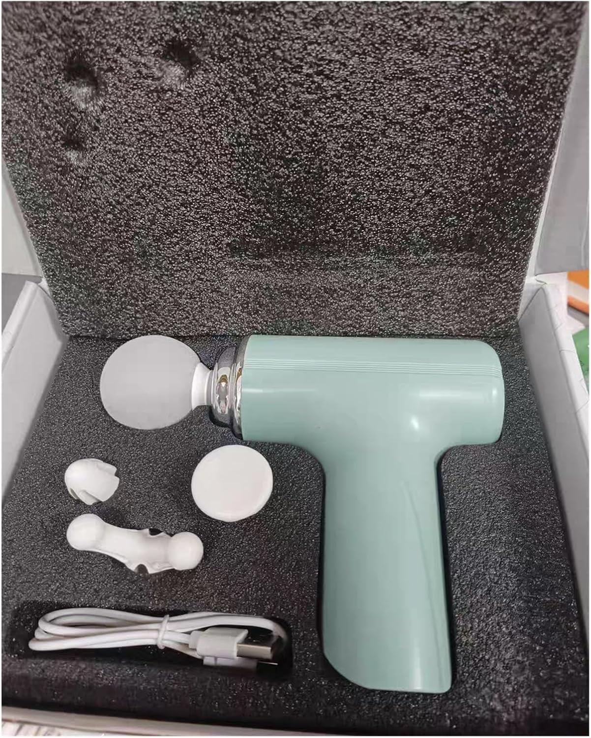 30 Speed Levels Electric Massage Slimming Body for Neck Back Foot Leg Shoulder Massager Muscle Percussion, EU Plug