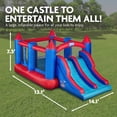 thumbnail image 2 of Castillo hinchable Sunny & Fun con doble tobogán para 4 niños, 2 of 5