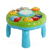 Musical Baby Learning Table Activity Center with Pat Drum Light Up for Toddlers Educational Toys(Green)