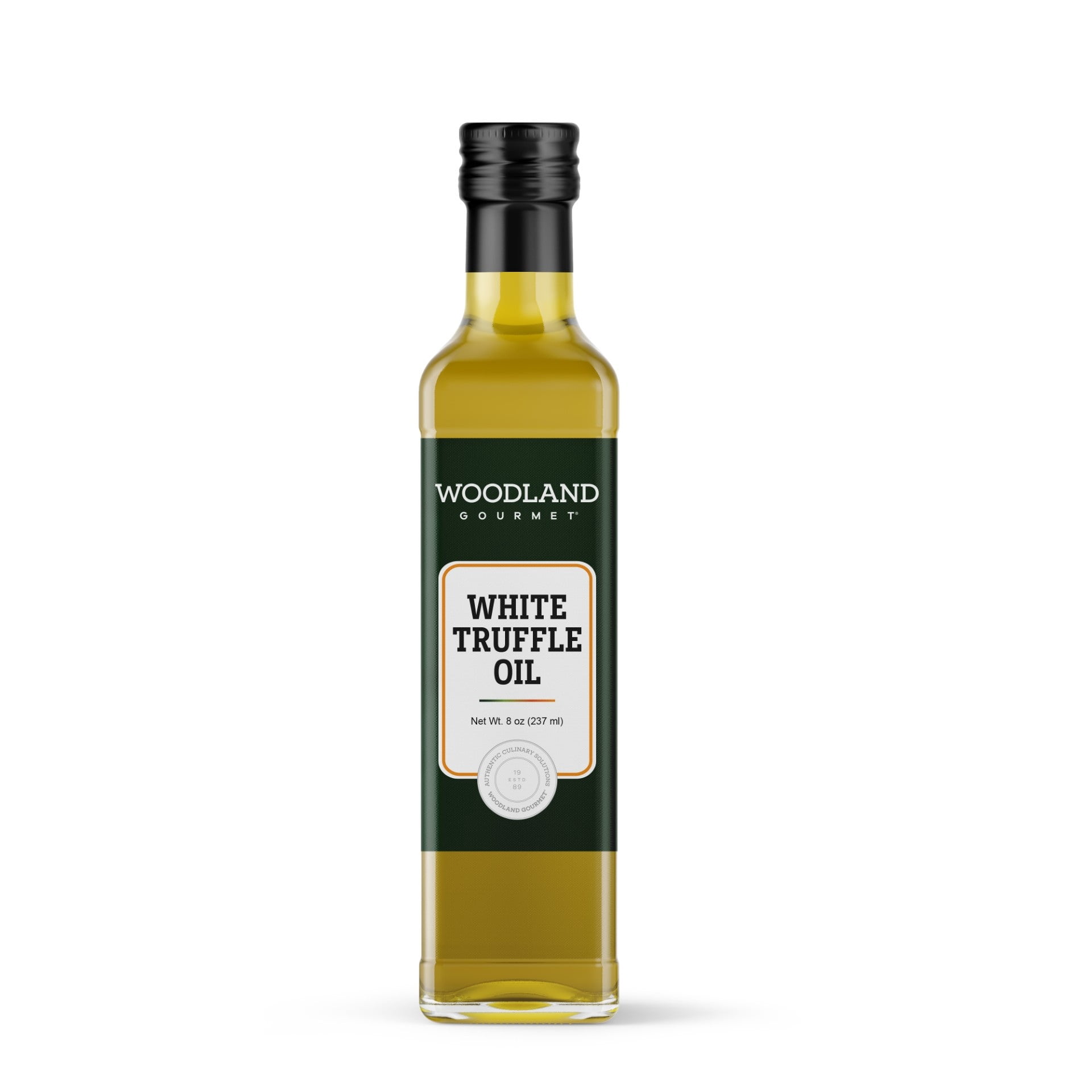 (6 pack) Woodland Gourmet White Truffle Oil Glass, 8oz