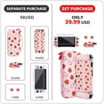 thumbnail image 3 of RHOTALL Strawberry Theme Carrying Case Set for Nintendo Switch OLED, Cute Accessories Bundle for Switch OLED with TPU Protective Shell, Adjustable Shoulder Strap, Screen, 3 of 7