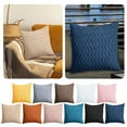 Throw Pillows for Couch with Included Satin Pillowcase with Hidden