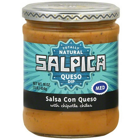 Salpica Salsa Con Queso, 16 oz (Pack of 6)