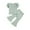 Green A, variant on Ashirexll Girls Summer Outfits, Girls Summer Sets, 1-5 Years Girls' Casual Summer Outfits Solid Color Ruffle Short Sleeve Round Neck T-shirts and Long Pants Two Piece Sets