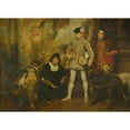 thumbnail image 3 of Eduard Charlemont 24x18 Black Modern Framed Museum Art Print Titled - The Pages (1889), 3 of 5