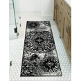 thumbnail image 4 of Unique Loom Sofia Collection Area Rug - Grand (3' 3" x 16' 5" Runner Black/Ivory), 4 of 7