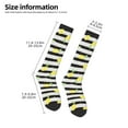thumbnail image 5 of Fotbe Lemon print Women's Men's Novelty Crew Socks Cotton Socks Knee High Socks for Walking,Running,Nurses,Pregnancy, 5 of 9