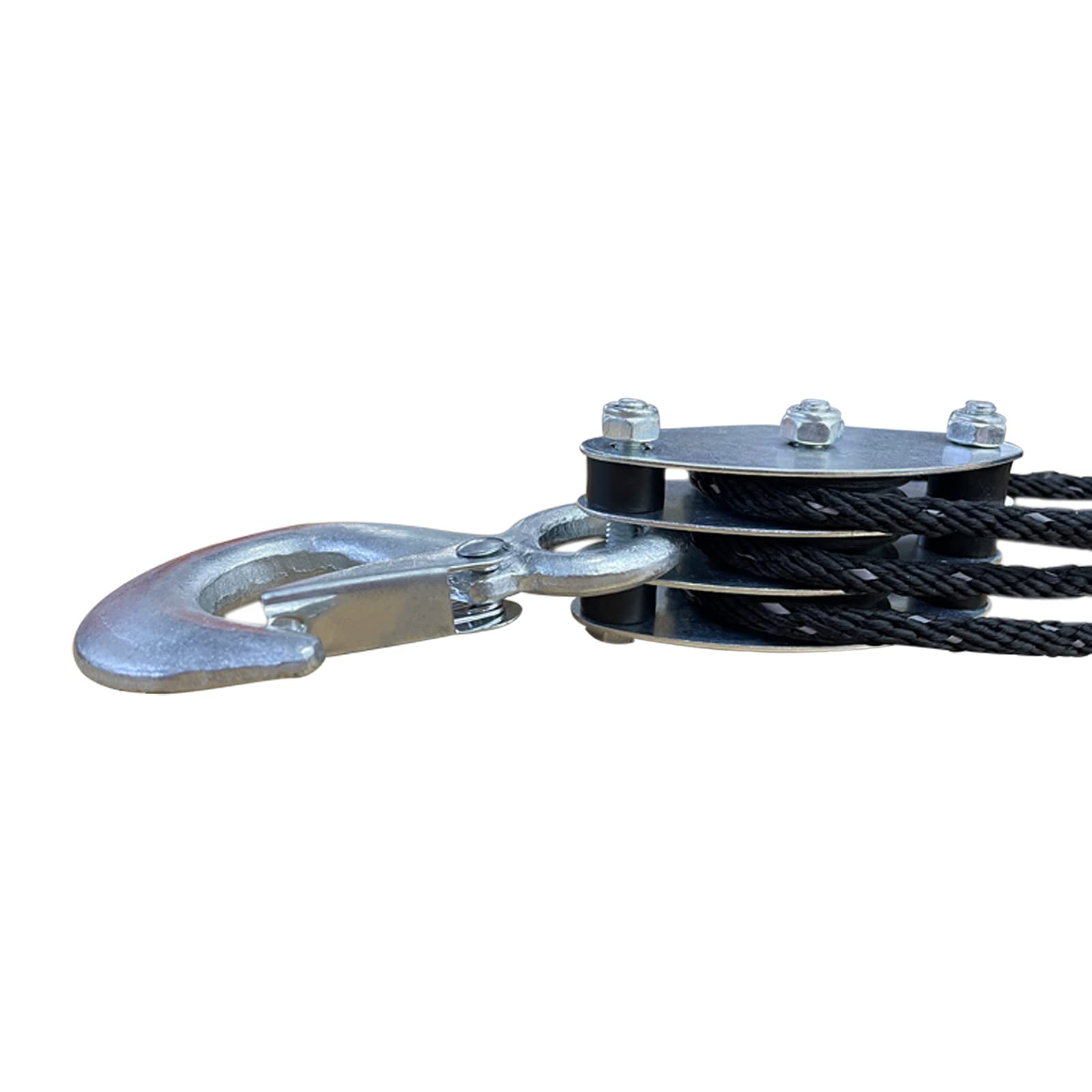 XSTRAP STANDARD HeavyDuty 2,000 LB Breaking Strength 50 FT Rope Hoist (Black)