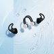 thumbnail image 5 of Juego de tapones para los oídos de silicona y pinza nasal para natación, protección suave e impermeable para actividades acuáticas, incluye estuche de almacenamiento, negro, azul, rosa., 5 of 6