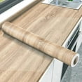 thumbnail image 2 of 55cm Width Wood Grain PVC Wallpaper for Door Wardrobe Cupboard Table Furniture Waterproof Self Adhesive Stickers Home Decor Film, 2 of 7