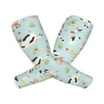 thumbnail image 2 of Easygdp Cute Cows Adult Ice Silk Sunscreen Arm Cover with Thumbhole, Cooling Compression Arm Cover for Fishing, 2 of 8