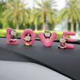 thumbnail image 2 of 4 unids/lote adornos de coche resina encantador envolvente amor mono Dol, 2 of 4