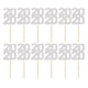 thumbnail image 5 of 12 piezas Topper de Torta de año con Letras 2020 Adorno de Cumpleaños de Niños Decoración de Bricolaje Hecha Plata, 5 of 8