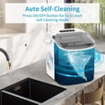 thumbnail image 4 of Ice Maker Countertop, Portable Ice Machine with Self-Cleaning, 26.5lbs/24Hrs, 9 Bullet Ice Cubes in 6 Mins, Ice Basket and Scoop, Ideal for Home, Kitchen, Bar, Camping, 4 of 12