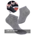 thumbnail image 3 of Spencer 6-10 Pairs Ankle Socks for Men Women No Show Sport Athletic Low-Cut Solid Cotton Socks, 3 of 8