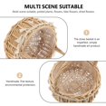 thumbnail image 3 of 1pc Bride Basket Photo Prop Portable Woven Flower Basket Party Supply (Large), 3 of 3